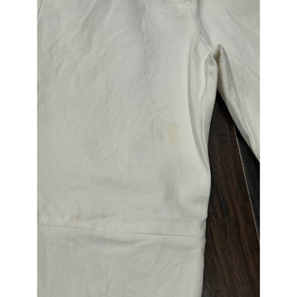 St. John Evening By Marie Gray Womens Embellished Dress Pants Size 12 White - Picture 7 of 9